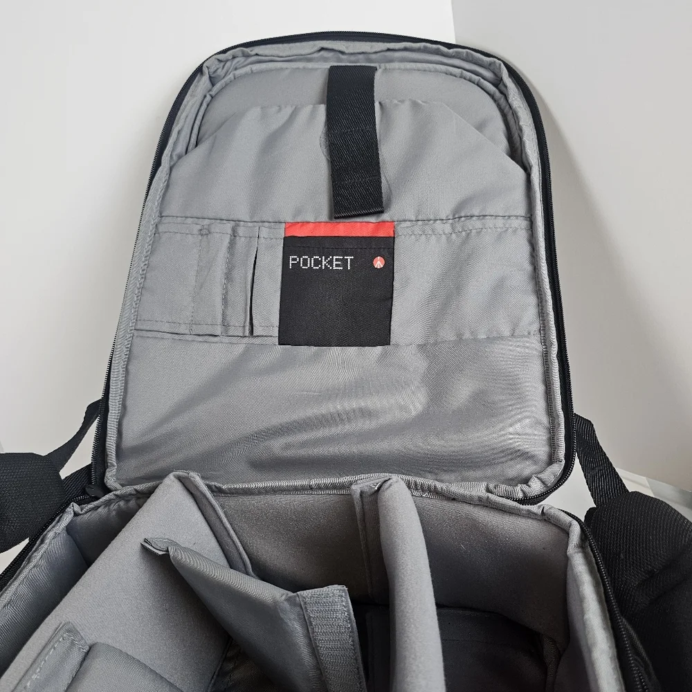 Manfrotto Veloce V Backpack Camera Laptop Black Padded Compartments MB SB390-5BB